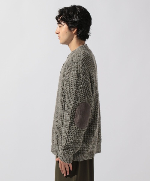 極美品！アパルトモン ワッフル ヘンリー ネック カシミア ニット セーター カシミヤワッフル クルーセーター（59-34KI01-204）｜アルチザンメン