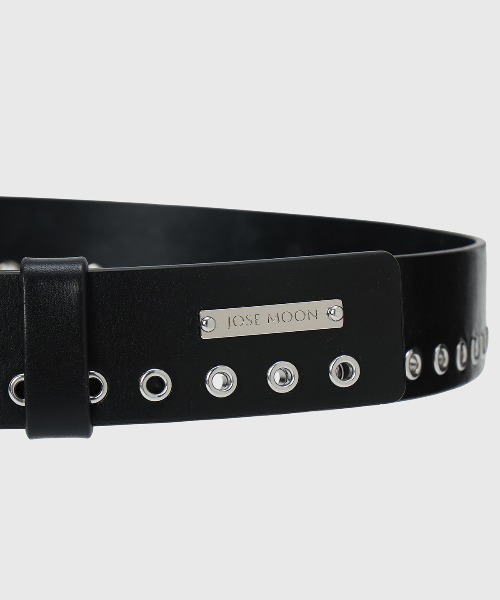 JOSE MOON(ジョゼムーン)の「EYELETS LEATHER BELT/アイレットレザーベルト(ベルト・レディース・ブラック・FREE)」の7枚目の写真