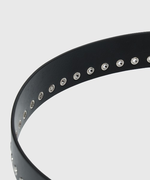 JOSE MOON(ジョゼムーン)の「EYELETS LEATHER BELT/アイレットレザーベルト(ベルト・レディース・ブラック・FREE)」の8枚目の写真