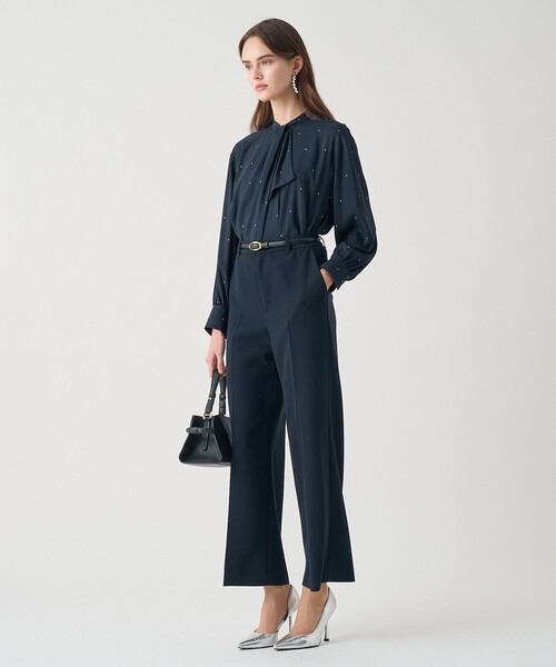 ANAYI（アナイ）の「【Eternal Line 2026】モチーフバックルスライドベルト（ベルト・レディース・オフホワイト/ブラック・FREE）」の4枚目の写真