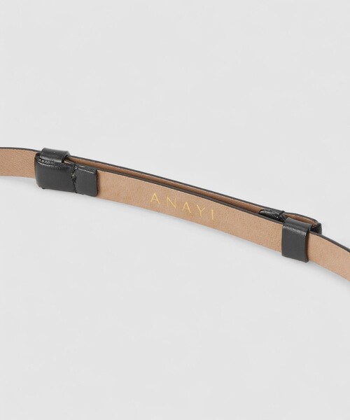 ANAYI（アナイ）の「【Eternal Line 2026】モチーフバックルスライドベルト（ベルト・レディース・オフホワイト/ブラック・FREE）」の12枚目の写真