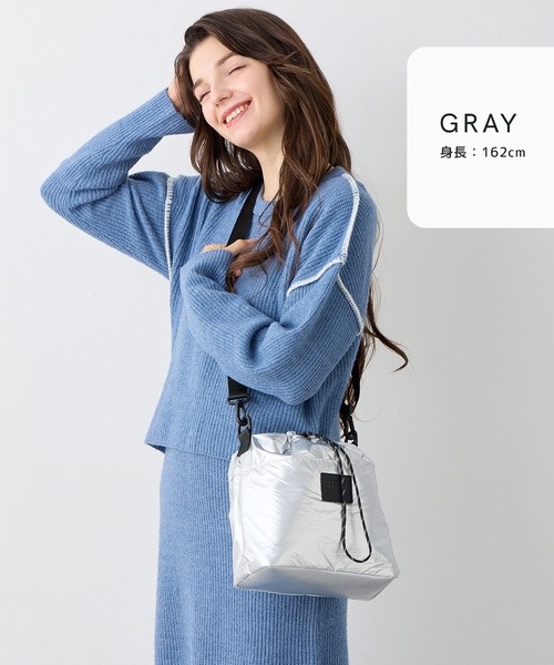 Rosemadame(ローズマダム)の「マザーズバッグ ショルダー ミニ|軽量 コンパクト 5ポケット 肩ラク設計(楽ショルmini)(ショルダーバッグ・レディース・ライトグリーン/グレー/ブラック・FREE)」の11枚目の写真
