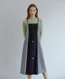 Slip Tweed Dress White