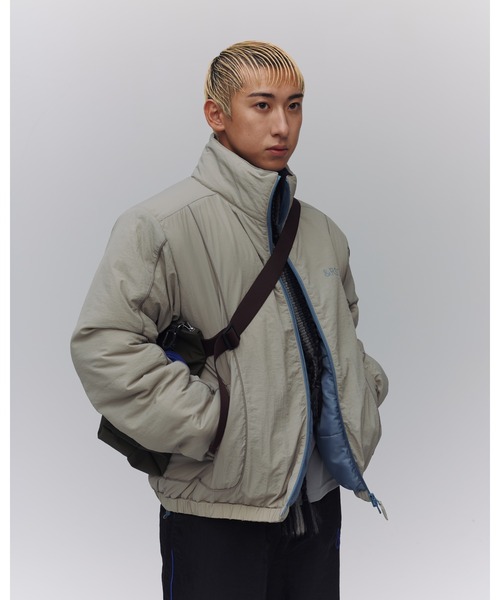 &RSON(アンダーソン)の「STANDARD PADDED TRACK JACKET(ブルゾン・メンズ・グレー・SMALL/MEDIUM/LARGE)」の1枚目の写真