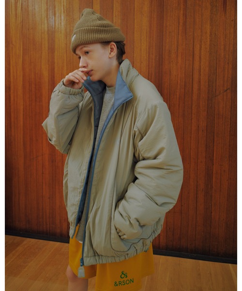 &RSON(アンダーソン)の「STANDARD PADDED TRACK JACKET(ブルゾン・メンズ・グレー・SMALL/MEDIUM/LARGE)」の8枚目の写真