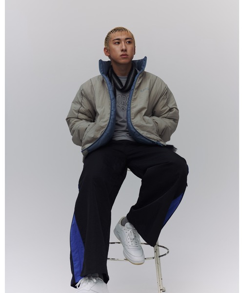 &RSON(アンダーソン)の「STANDARD PADDED TRACK JACKET(ブルゾン・メンズ・グレー・SMALL/MEDIUM/LARGE)」の4枚目の写真