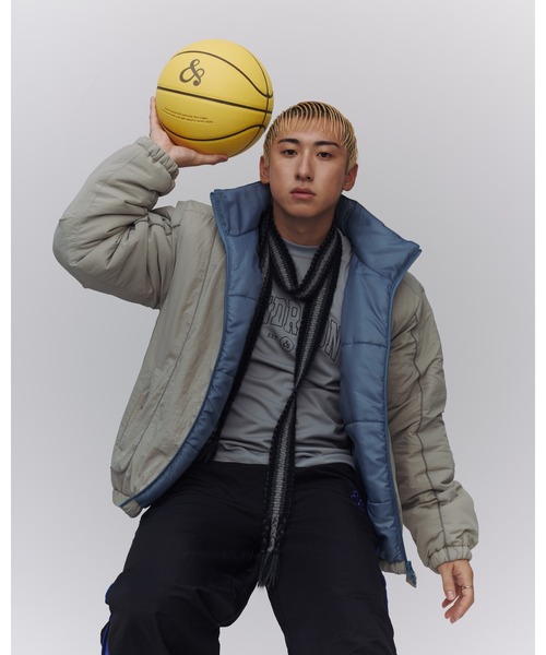 &RSON(アンダーソン)の「STANDARD PADDED TRACK JACKET(ブルゾン・メンズ・グレー・SMALL/MEDIUM/LARGE)」の5枚目の写真