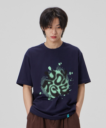 [ボイジ]コットンルーズフィット半袖Tシャツ_スペースネイビー