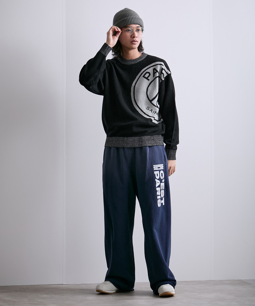 PARIS SAINT-GERMAIN（パリサンジェルマン）の「【Paris Saint-Germain / パリ・サン＝ジェルマン】 JP Emblem knit pullover（ニット/セーター・メンズ・ブラック/チャコールグレー・LARGE/MEDIUM）」の16枚目の写真