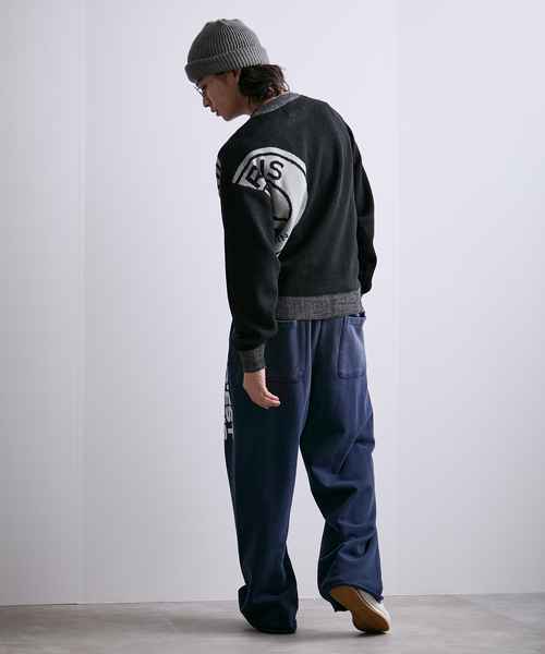 PARIS SAINT-GERMAIN（パリサンジェルマン）の「【Paris Saint-Germain / パリ・サン＝ジェルマン】 JP Emblem knit pullover（ニット/セーター・メンズ・ブラック/チャコールグレー・LARGE/MEDIUM）」の7枚目の写真