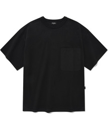 ウーブンミックスTシャツブラック