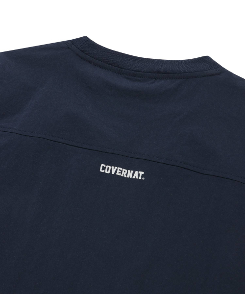 COVERNAT(カバーナット)の「カレッジテックナイロンTシャツネイビー(Tシャツ/カットソー・レディース・その他・MEDIUM/SMALL/X-LARGE/X-SMALL/LARGE)」の4枚目の写真