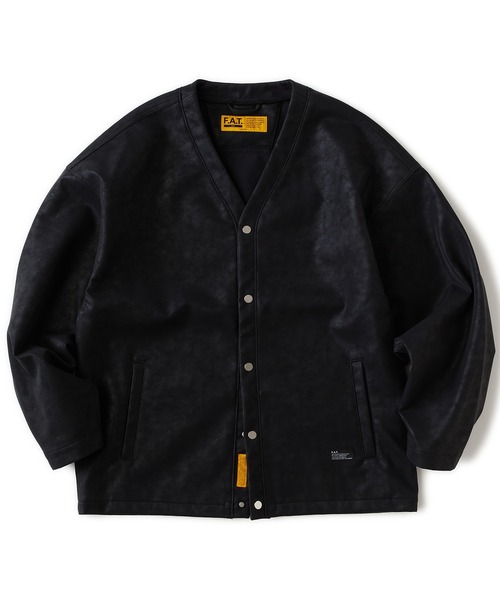 FAT（エフエイティー）の「GARAGAN（カーディガン/ボレロ・メンズ・ブラウン/ブラック・JUMBO(XXL)/FAT(XL)/SKINNY(L)/TITCH(M)）」の2枚目の写真