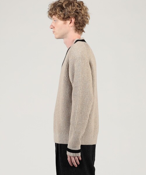 セール】TOMORROWLAND Tricot ウールカシミヤ メランジニット Vネック