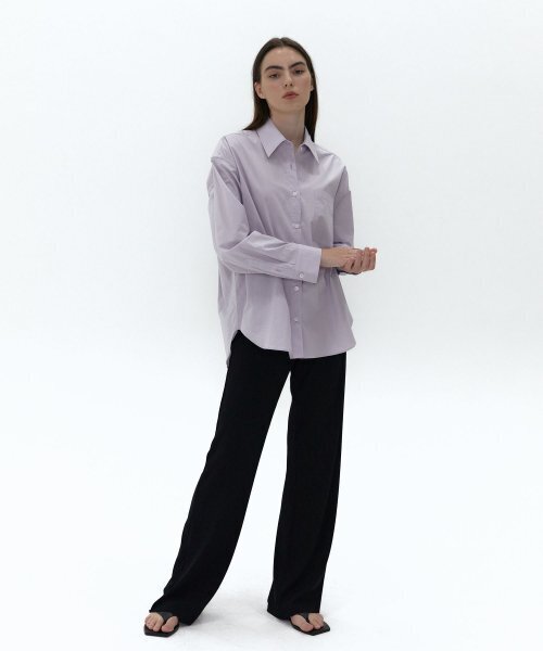 38COMEONCOMMON（38カモンコモン）の「21AU RIB KNIT PANTS (BLACK)（その他パンツ・レディース・その他・FREE）」の2枚目の写真
