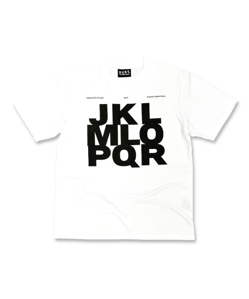 DURTの「JKL HALF SLEEVE TEE (WHITE)(Tシャツ/カットソー・レディース・その他・SMALL/MEDIUM/LARGE/X-LARGE)」の1枚目の写真