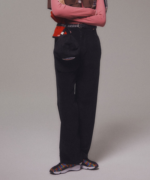 MENASOO(ミナス)の「Corduroy Straight Pants_Black(その他パンツ・レディース・ブラック・2/1)」の7枚目の写真
