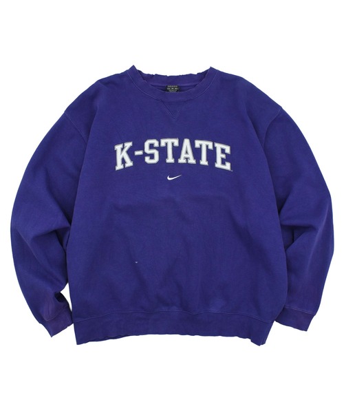 USED】Y2K NIKE “K-STATE” カレッジ スウェット（スウェット）｜NIKE
