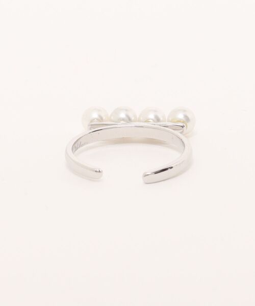 Karlas（カルラス）の「OKKO 貝パール Iラインフリーリング シルバー N194SV（リング・レディース・シルバー・FREE）」の6枚目の写真