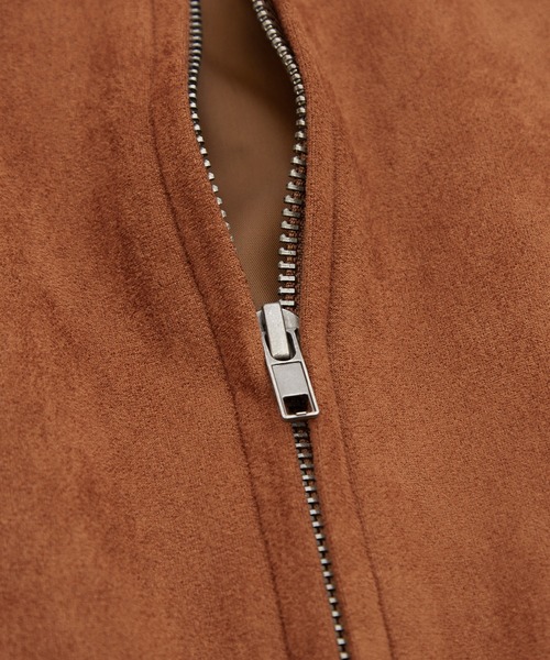 improves（インプローブス）の「スエードタッチスイングトップ（ブルゾン・メンズ・ライトグレー/キャメル・MEDIUM/SMALL/X-LARGE/LARGE）」の5枚目の写真