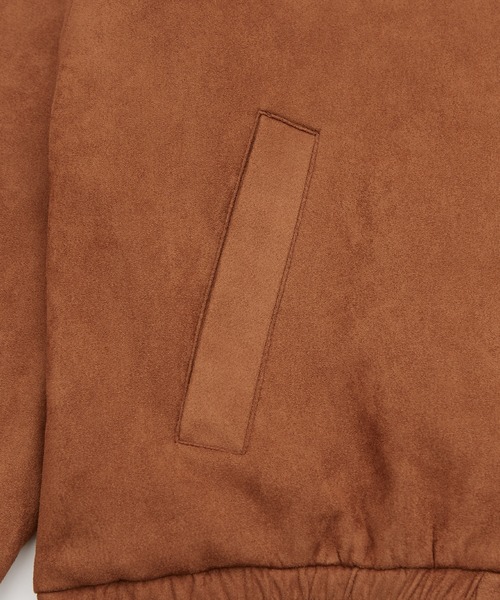 improves（インプローブス）の「スエードタッチスイングトップ（ブルゾン・メンズ・ライトグレー/キャメル・MEDIUM/SMALL/X-LARGE/LARGE）」の6枚目の写真