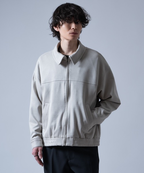 improves（インプローブス）の「スエードタッチスイングトップ（ブルゾン・メンズ・ライトグレー/キャメル・MEDIUM/SMALL/X-LARGE/LARGE）」の10枚目の写真