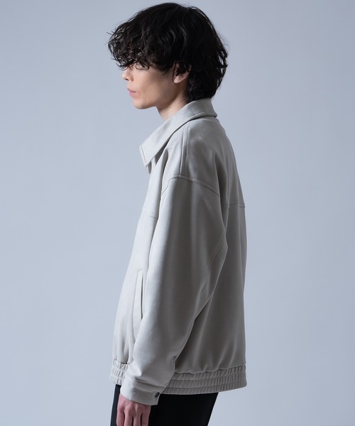 improves（インプローブス）の「スエードタッチスイングトップ（ブルゾン・メンズ・ライトグレー/キャメル・MEDIUM/SMALL/X-LARGE/LARGE）」の11枚目の写真