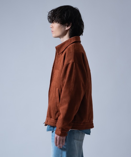 improves（インプローブス）の「スエードタッチスイングトップ（ブルゾン・メンズ・ライトグレー/キャメル・MEDIUM/SMALL/X-LARGE/LARGE）」の16枚目の写真