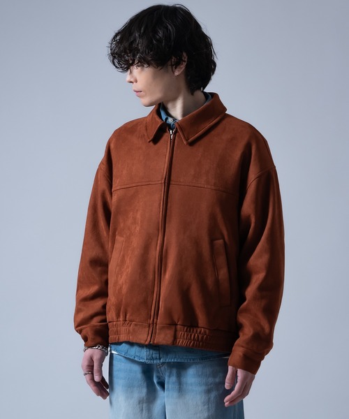 improves（インプローブス）の「スエードタッチスイングトップ（ブルゾン・メンズ・ライトグレー/キャメル・MEDIUM/SMALL/X-LARGE/LARGE）」の18枚目の写真