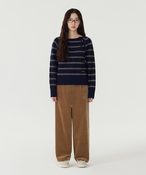 COVERNAT(カバーナット)の「WOMAN CORDUROY PINTUCK PANTS(その他パンツ・レディース・チャコール/ベージュ/アイボリー・MEDIUM/SMALL)」の18枚目の写真