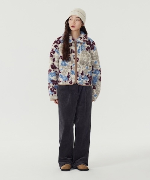 COVERNAT(カバーナット)の「WOMAN CORDUROY PINTUCK PANTS(その他パンツ・レディース・チャコール/ベージュ/アイボリー・MEDIUM/SMALL)」の10枚目の写真
