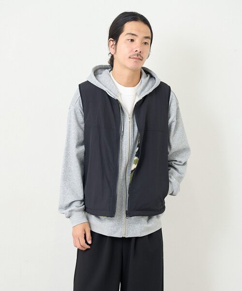 Kastane（カスタネ）の「【一部店舗限定/ユニセックス】BM フリースリバーシブルベスト（その他アウター・メンズ・カーキ/ブラック・FREE）」の3枚目の写真