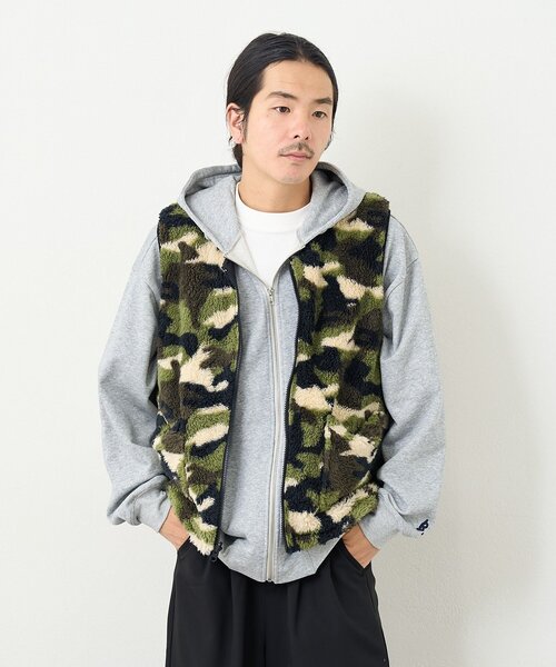 Kastane（カスタネ）の「【一部店舗限定/ユニセックス】BM フリースリバーシブルベスト（その他アウター・メンズ・カーキ/ブラック・FREE）」の10枚目の写真