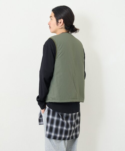 Kastane（カスタネ）の「【一部店舗限定/ユニセックス】BM フリースリバーシブルベスト（その他アウター・メンズ・カーキ/ブラック・FREE）」の18枚目の写真