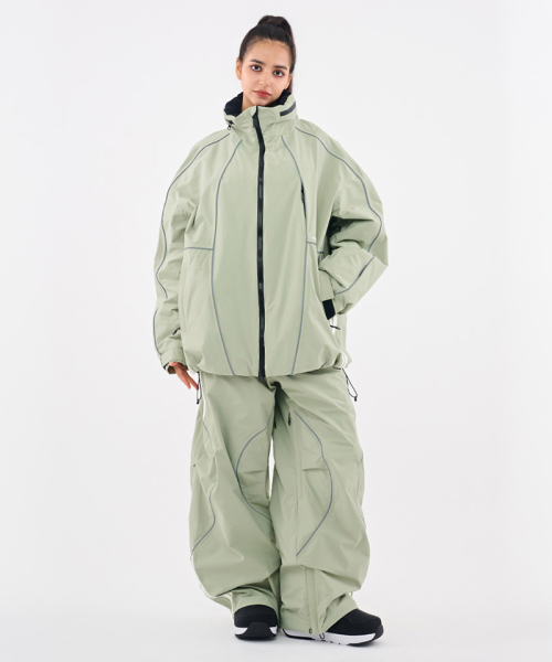 DOLL OUTERWEAR（ドラ アウターウェア）の「[DOLL x DUMDIDUM] 2526 ラリージャケット&パンツセット L.KHAKI 男女共用（セットアップ・レディース・その他・SMALL/MEDIUM/LARGE/X-LARGE）」の12枚目の写真