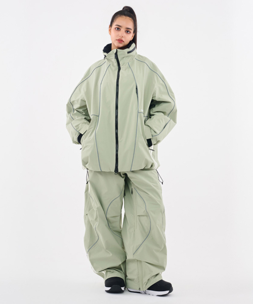 DOLL OUTERWEAR（ドラ アウターウェア）の「[DOLL x DUMDIDUM] 2526 ラリージャケット&パンツセット L.KHAKI 男女共用（セットアップ・レディース・その他・SMALL/MEDIUM/LARGE/X-LARGE）」の13枚目の写真