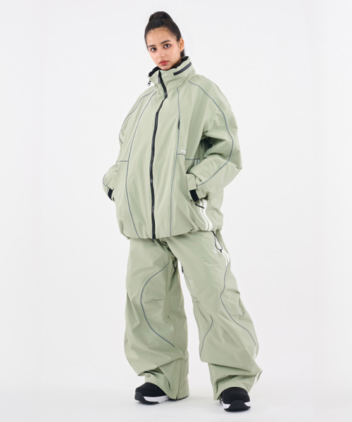 DOLL OUTERWEAR（ドラ アウターウェア）の「[DOLL x DUMDIDUM] 2526 ラリージャケット&パンツセット L.KHAKI 男女共用（セットアップ・レディース・その他・SMALL/MEDIUM/LARGE/X-LARGE）」の6枚目の写真