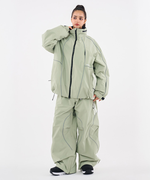 DOLL OUTERWEAR（ドラ アウターウェア）の「[DOLL x DUMDIDUM] 2526 ラリージャケット&パンツセット L.KHAKI 男女共用（セットアップ・レディース・その他・SMALL/MEDIUM/LARGE/X-LARGE）」の7枚目の写真