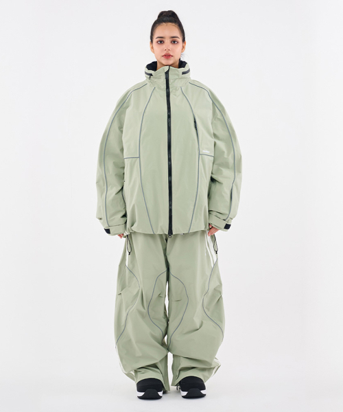 DOLL OUTERWEAR（ドラ アウターウェア）の「[DOLL x DUMDIDUM] 2526 ラリージャケット&パンツセット L.KHAKI 男女共用（セットアップ・レディース・その他・SMALL/MEDIUM/LARGE/X-LARGE）」の8枚目の写真