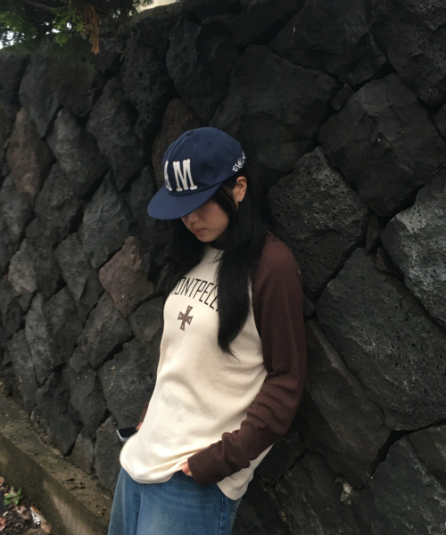 AMOU(アモウ)の「Montpellie Waffle Reglan Long sleeve BROWN(Tシャツ/カットソー・レディース・その他・1/2)」の7枚目の写真