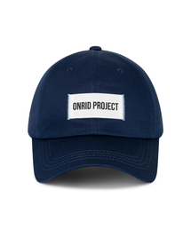 ONRIDPROJECT（オンリードプロジェクト）の「Logo Label Ball Cap - Navy（キャップ）」