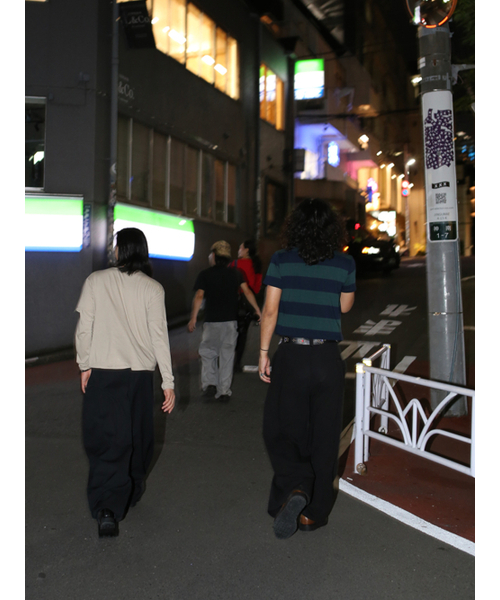 GOZER(ゴーザー)の「WANG STRIPE HALF T-SHIRT_GREEN(Tシャツ/カットソー・メンズ・グリーン・MEDIUM/LARGE/X-LARGE)」の6枚目の写真