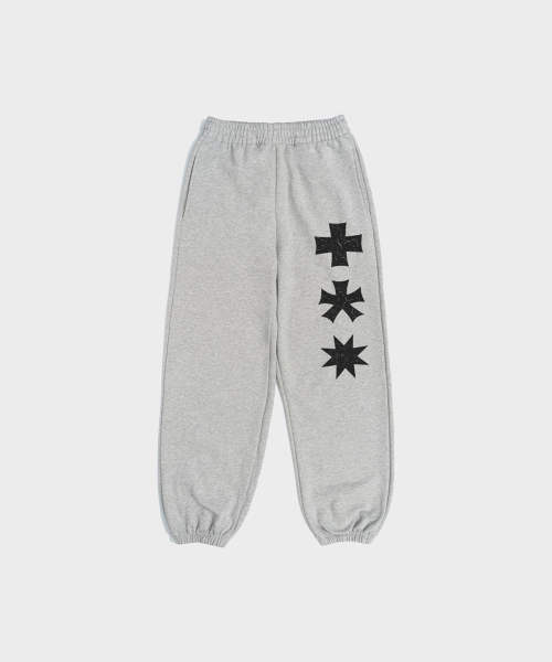 mydeepbluememories（マイディープブルーメモリーズ）の「(PT)THREE LOGO SWEAT PANTS (BLACK)（スウェットパンツ・レディース・ブラック・FREE）」の2枚目の写真