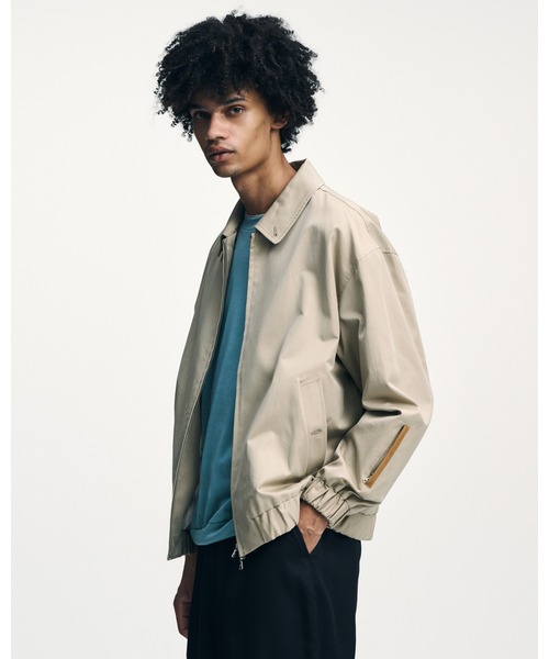 SOPHNET.(ソフネット)の「HARRINGTON JACKET(ブルゾン・メンズ・ブラック/ベージュ/ライトブルー・2/5/4/3/1)」の4枚目の写真