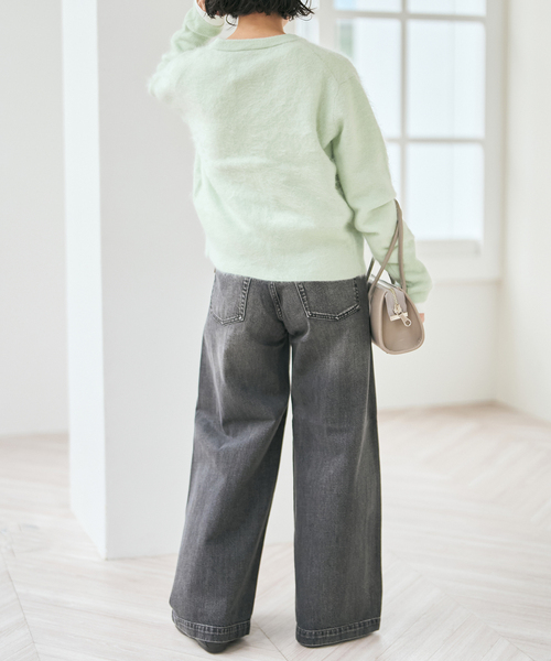 Spick & Span(スピックアンドスパン)の「ファーカシミヤクルーネックカーディガン(カーディガン/ボレロ・レディース・ベージュ/ライトグリーン/ブルー系その他・FREE)」の16枚目の写真