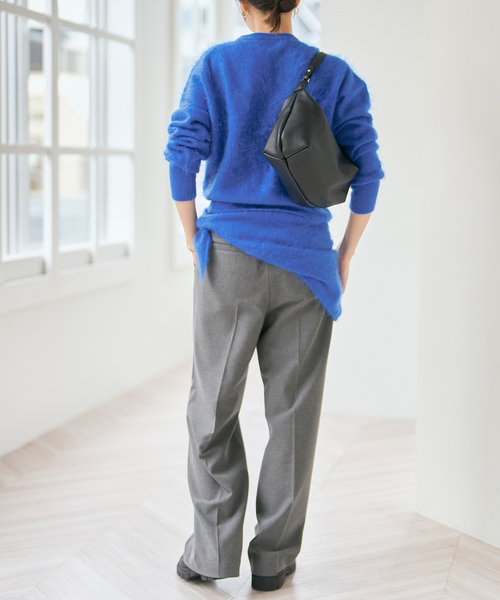 Spick & Span(スピックアンドスパン)の「ファーカシミヤクルーネックカーディガン(カーディガン/ボレロ・レディース・ベージュ/ライトグリーン/ブルー系その他・FREE)」の22枚目の写真