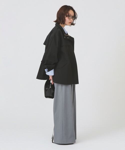 Ray BEAMS（レイビームス）の「2WAY マウンテン パーカー（撥水）（マウンテンパーカー・レディース・ブラック/ホワイト系その他6/カーキ・1/0）」の5枚目の写真