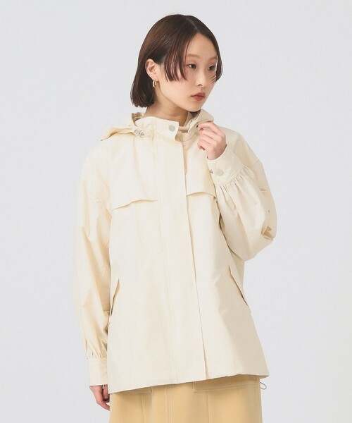 Ray BEAMS（レイビームス）の「2WAY マウンテン パーカー（撥水）（マウンテンパーカー・レディース・ブラック/ホワイト系その他6/カーキ・1/0）」の11枚目の写真