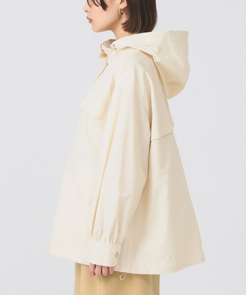 Ray BEAMS（レイビームス）の「2WAY マウンテン パーカー（撥水）（マウンテンパーカー・レディース・ブラック/ホワイト系その他6/カーキ・1/0）」の18枚目の写真