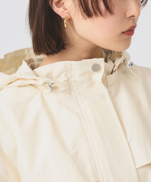 Ray BEAMS（レイビームス）の「2WAY マウンテン パーカー（撥水）（マウンテンパーカー・レディース・ブラック/ホワイト系その他6/カーキ・1/0）」の19枚目の写真